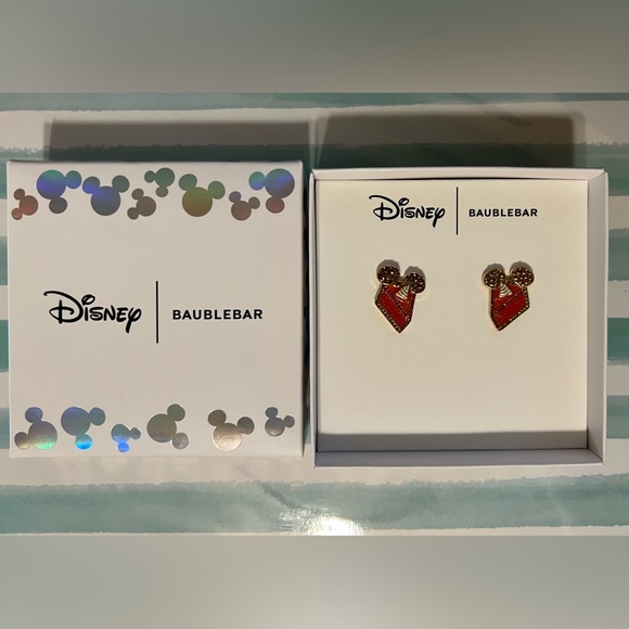Disney BaubleBar Mickey Pumpkin Pie Earrings - Picture 3 of 3